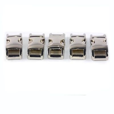 Зинковый сплав Металлический боковой релиз Buckle 10 мм для пакета Paracord Размер 2.50cm * 1.40cm * 0.80cm