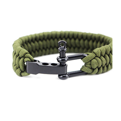 6 - 8 дюймовый браслет Paracord Survival U для активных занятий на открытом воздухе в более чем 200 цветах