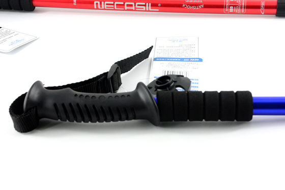 Наружная скалолазная палка Alpenstock 90-135cm 4 секция Алюминиевая телескопическая ходьба