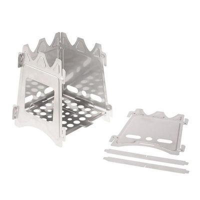 Наружная горелка из нержавеющей стали Деревянная печь Мини-кампинг Кулинария Пикник Складная печь Нет