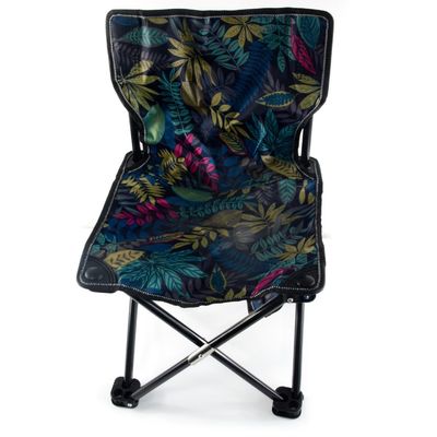 Кэмпинг на открытом воздухе Рыболовные стулья Портативный легкий складной стул с подлокотником в синем