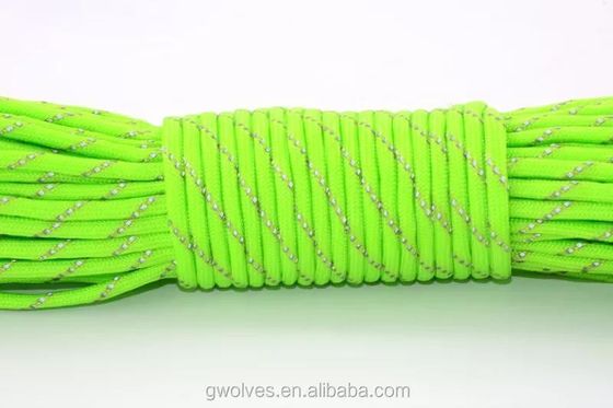 100FT 4 мм 7 ядра Парашютное шнур выживание полиэстер 550 Paracord Шнур и универсальный