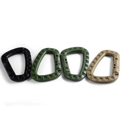 США Первоначальная оплата Тактический D-Ring Molle Clip Keychain Легкий пластиковый карабинер