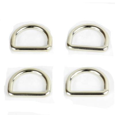 30-дневная политика возврата 25 мм сварный цинковый сплав D кольцо металлический D-кольцо застежка для сумочки