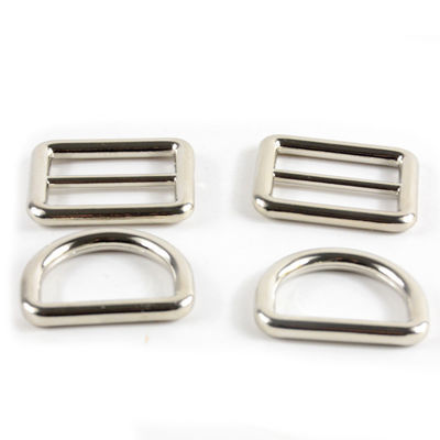 30-дневная политика возврата 25 мм сварный цинковый сплав D кольцо металлический D-кольцо застежка для сумочки